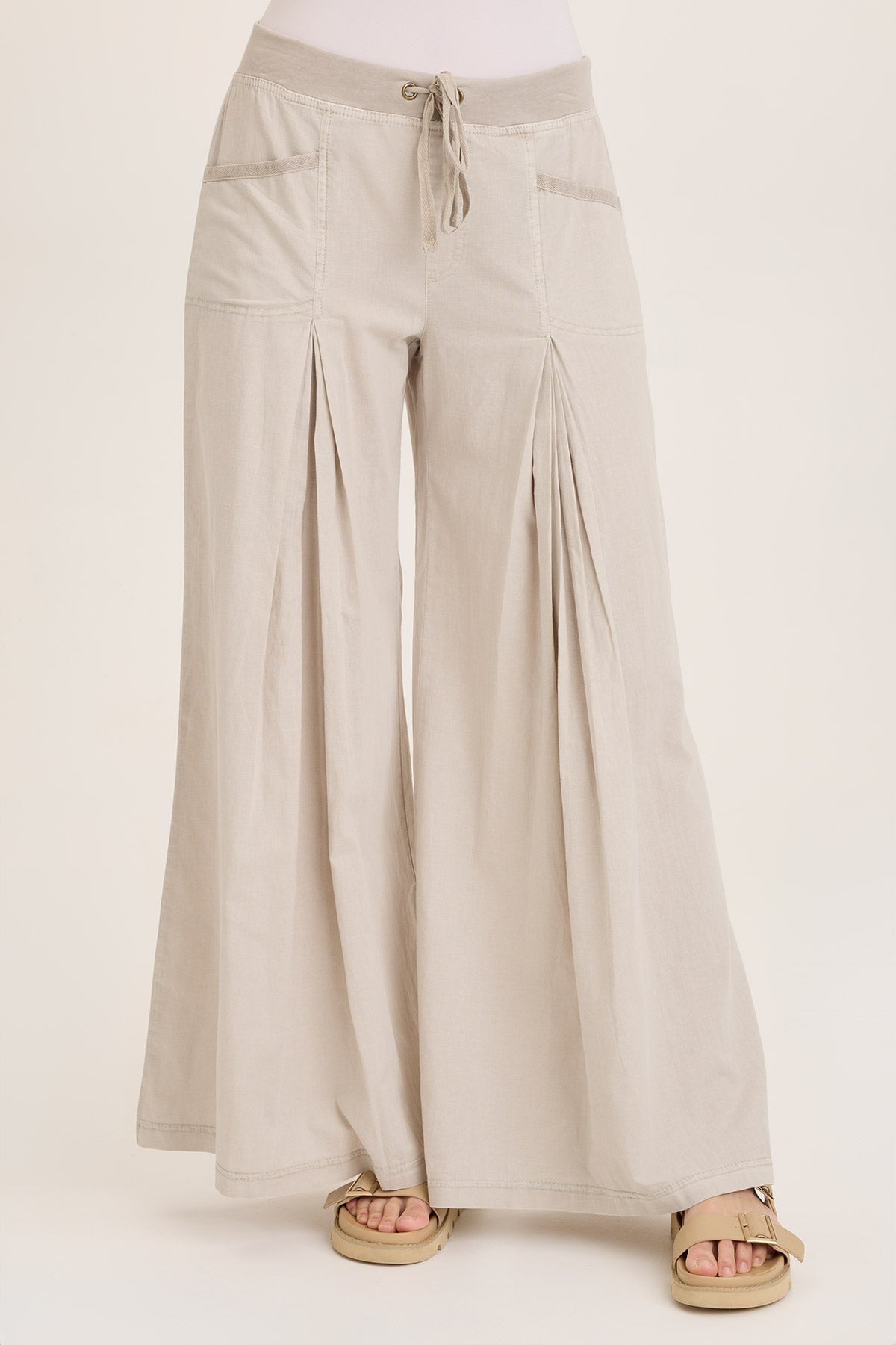 Wearables Zorba Linen Ultra Wide Leg Pant