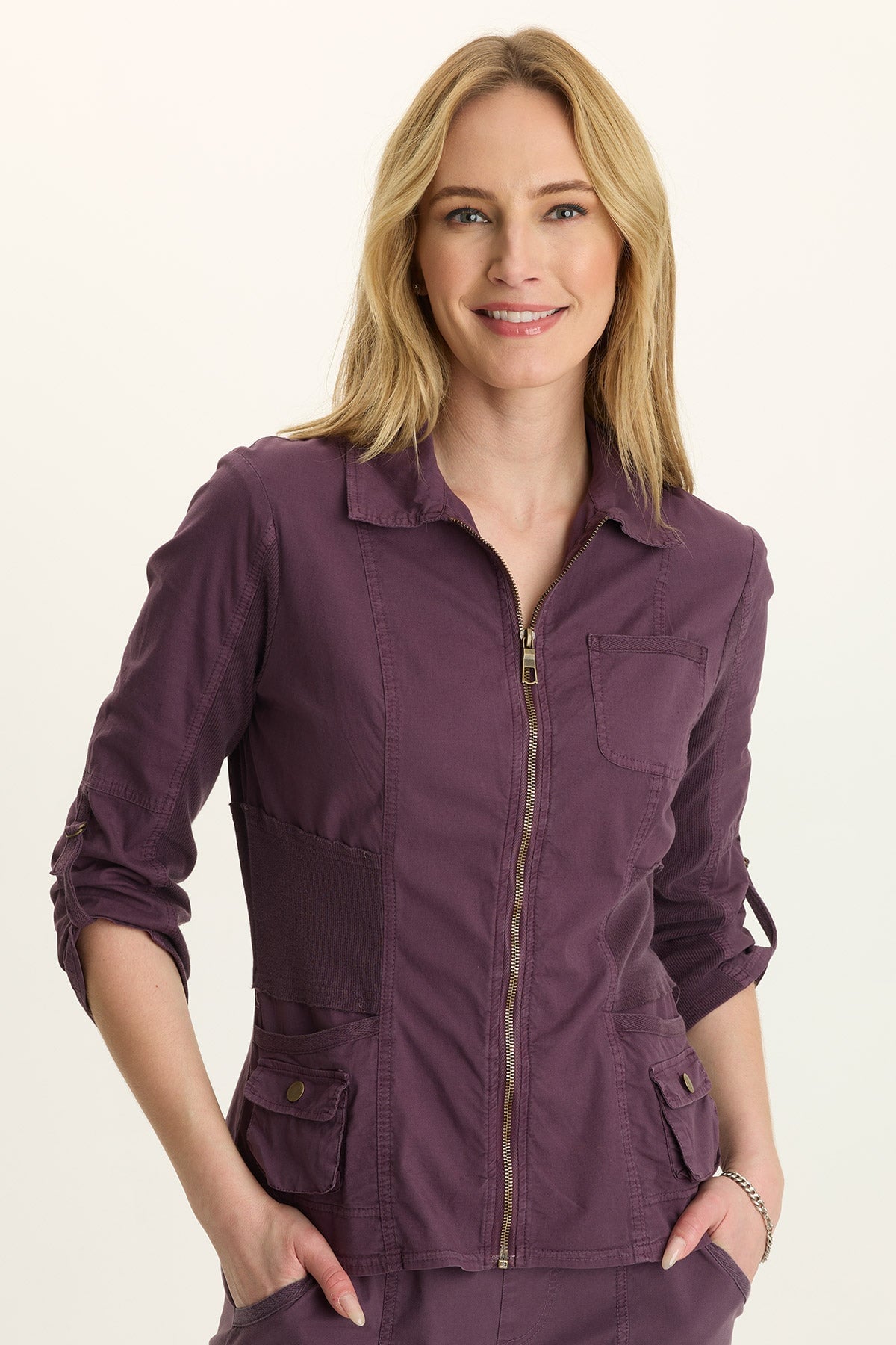 Wearables Wexel Poplin/Stretch Fitted Cargo Jacket 