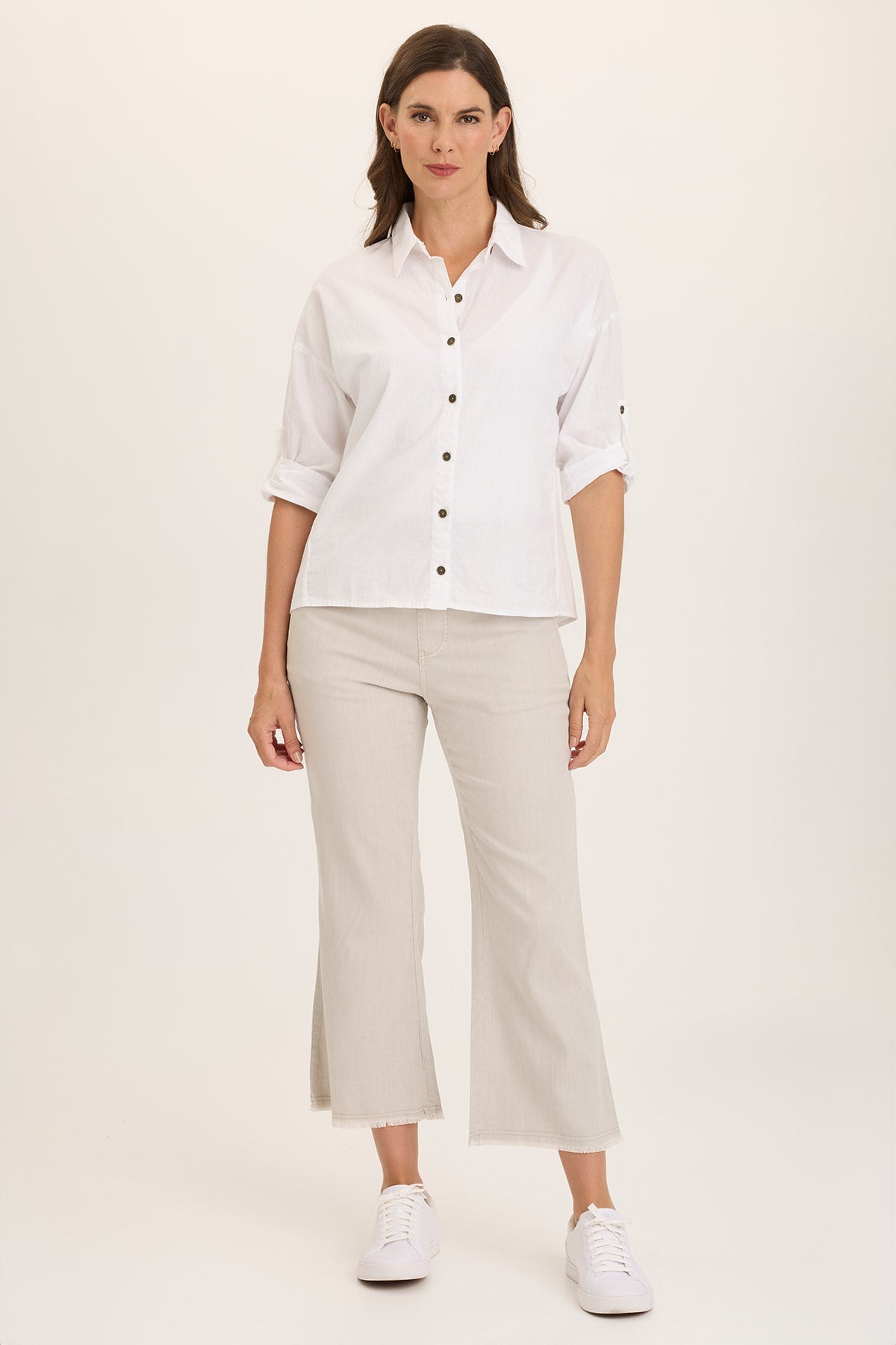 Wearables Lorilei Twill Flare Pull-On Pant
