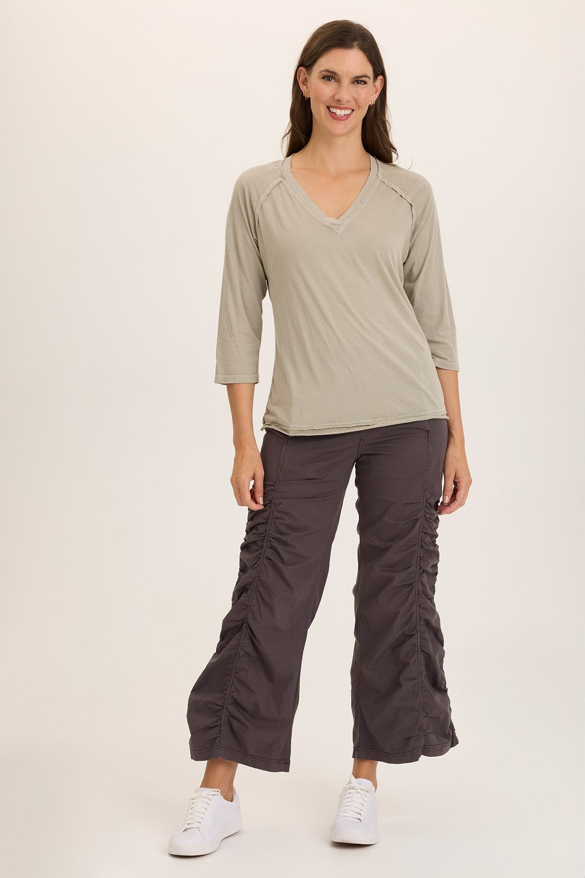 Wearables Maven Jersey 3/4-Sleeve V-Neck Tee