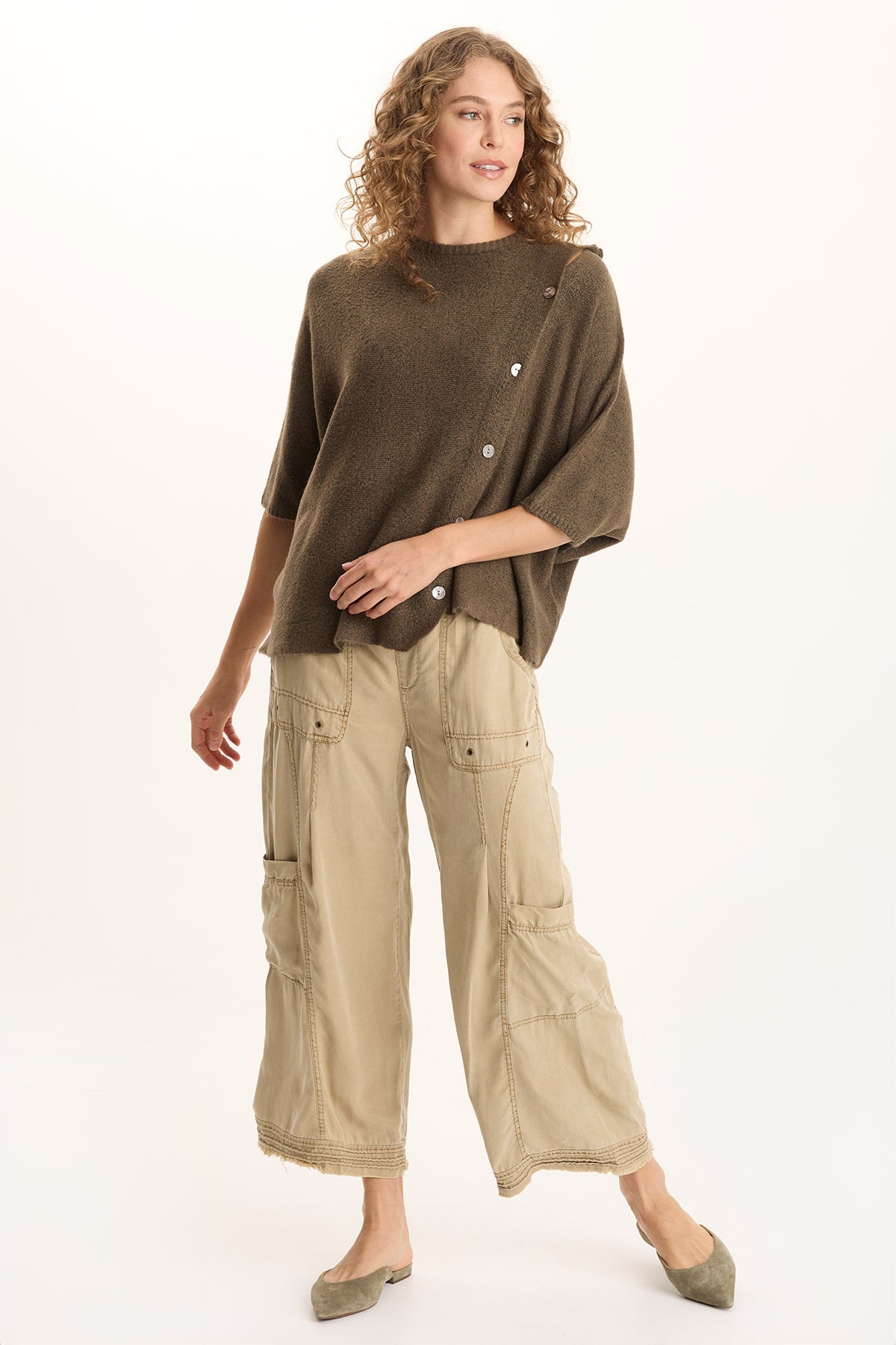 XCVI Tullio Soft Twill Cargo Gaucho 