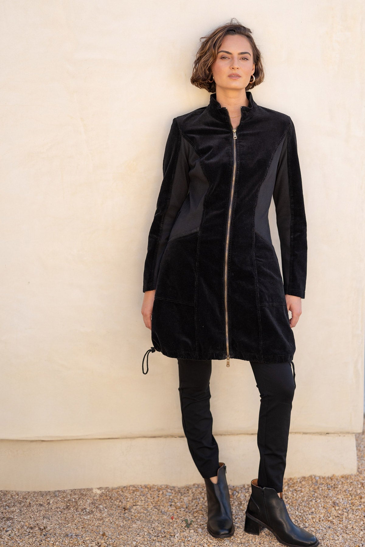 Wearables Uzma Corduroy Jacket-Dress