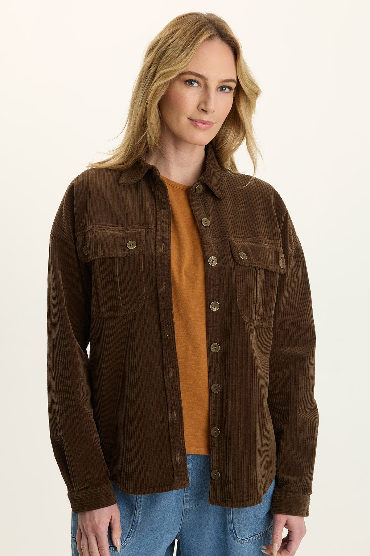 Wearables Smithson Corduroy Relaxed-Fit Shacket 