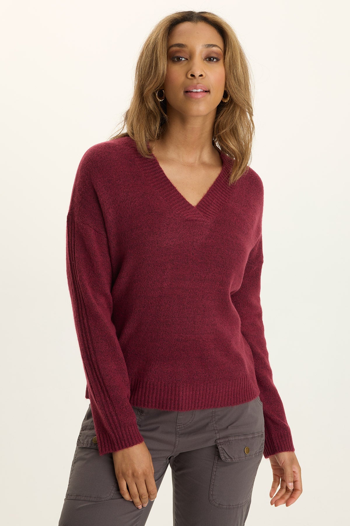 Wearables Ambrose Relaxed V-Neck Sweater
