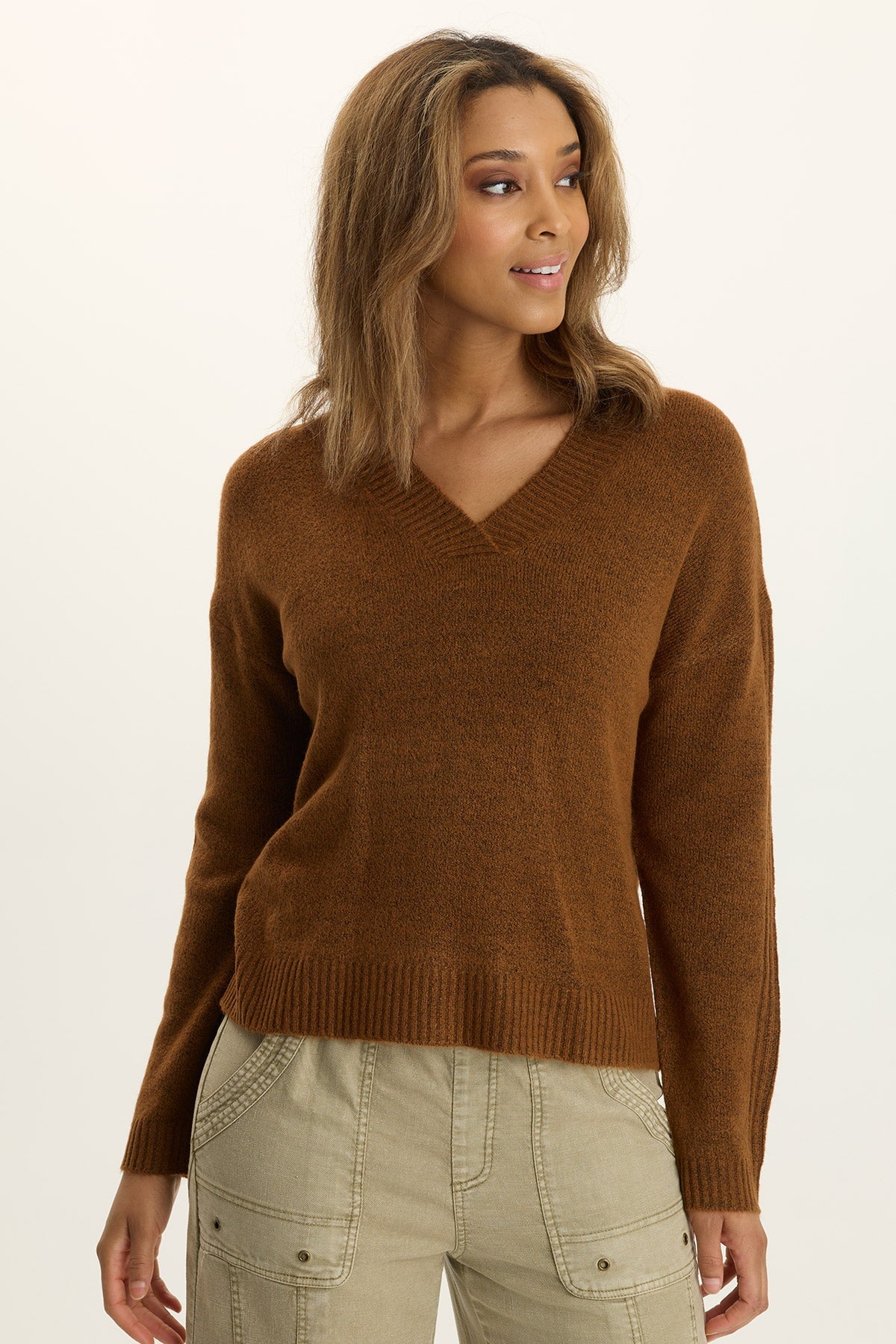 Wearables Ambrose Relaxed V-Neck Sweater 