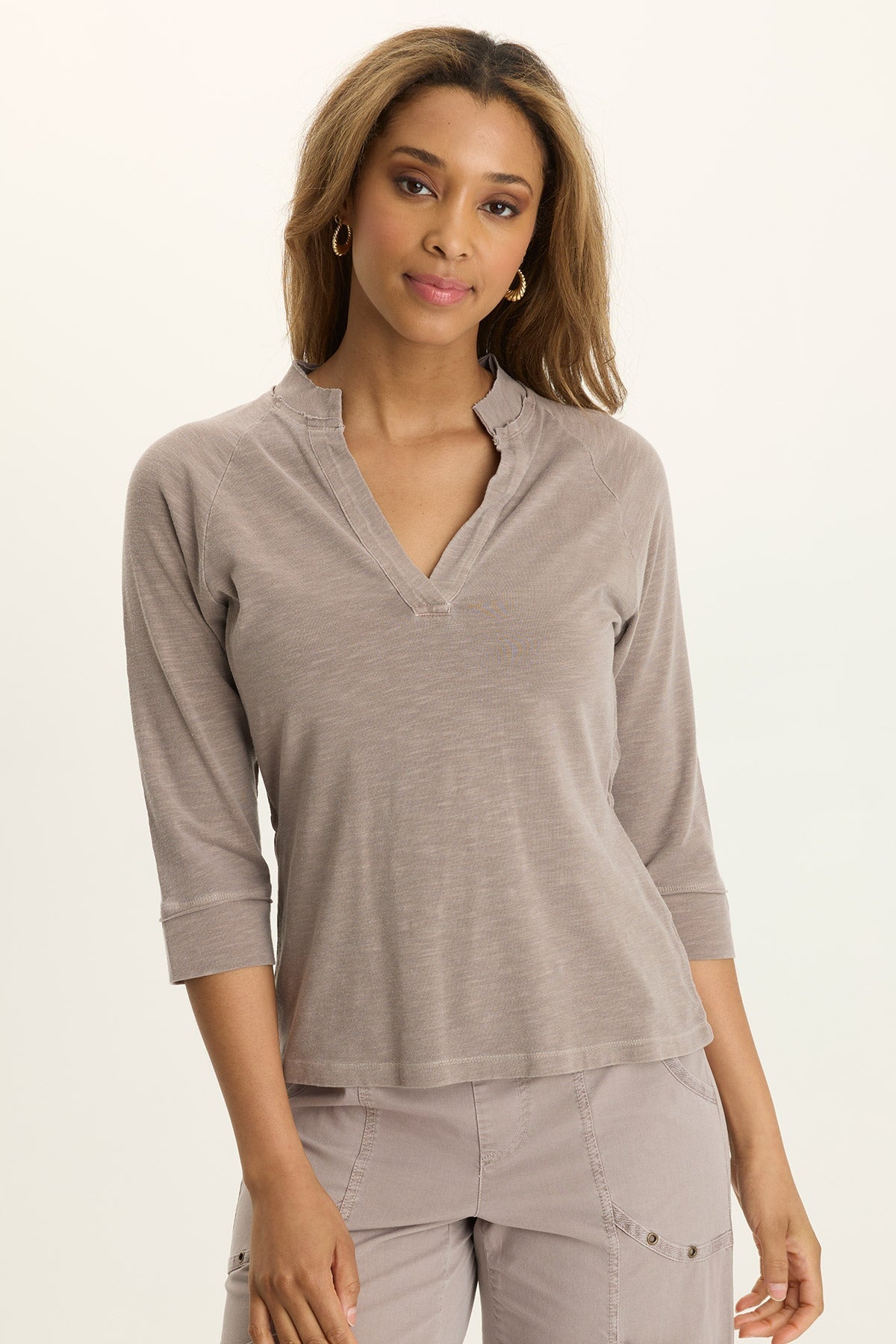 Wearables Angelo Stretch Jersey V-Neck Tee