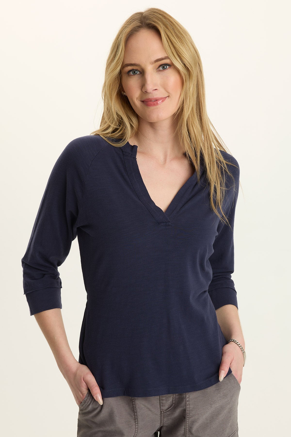 Wearables Angelo Stretch Jersey V-Neck Tee