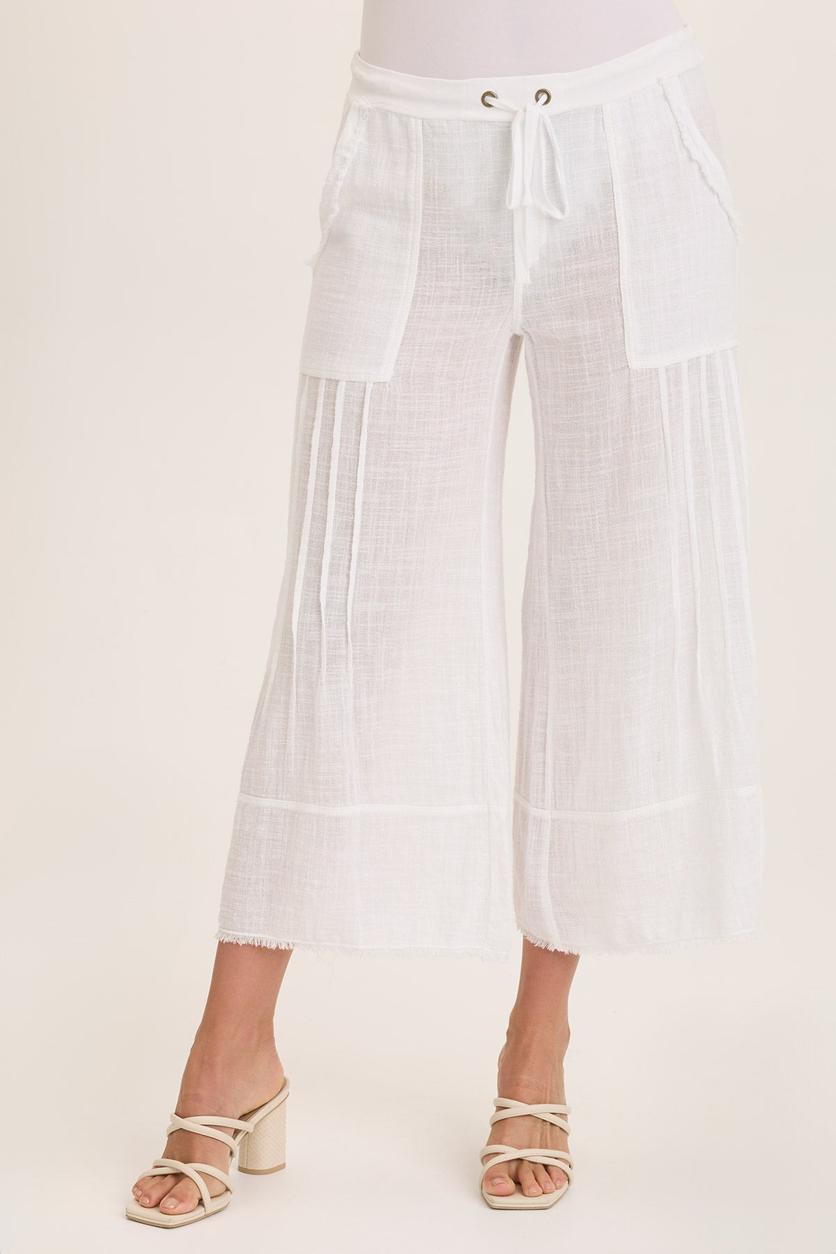 Wearables Ace Gauze Wide Leg Crop 