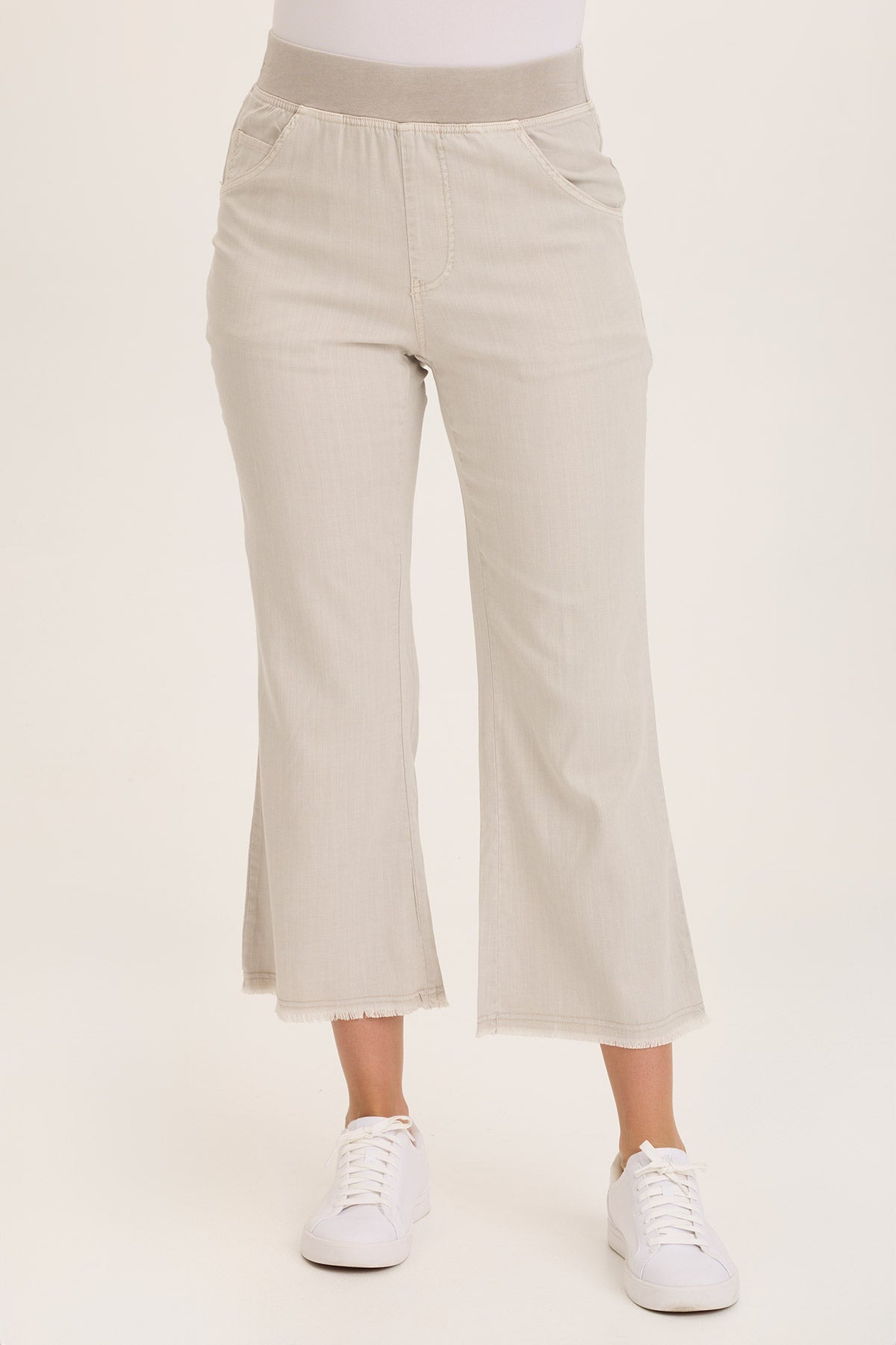 Wearables Lorilei Twill Flare Pull-On Pant