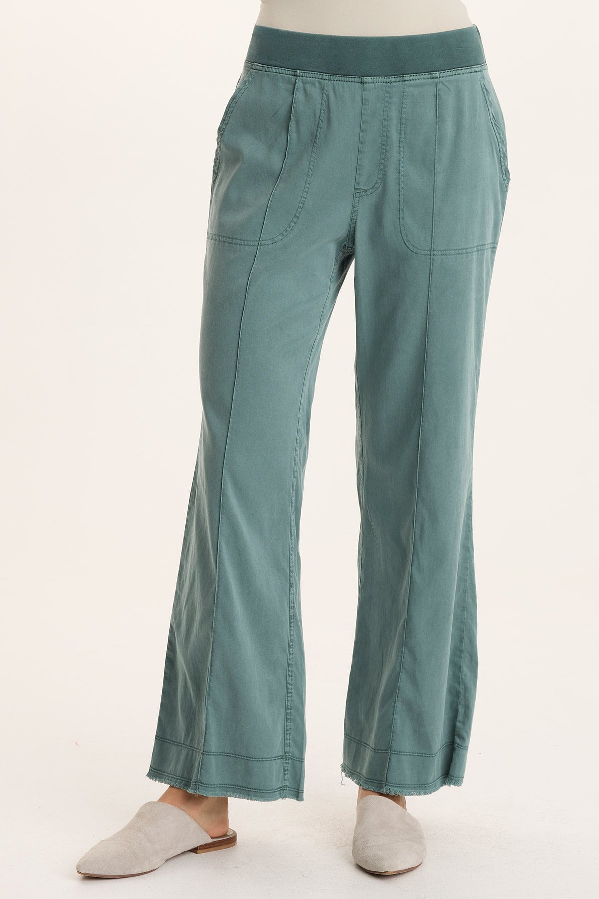 XCVI Orn Tencel Pull-On Wide-Leg Pant 