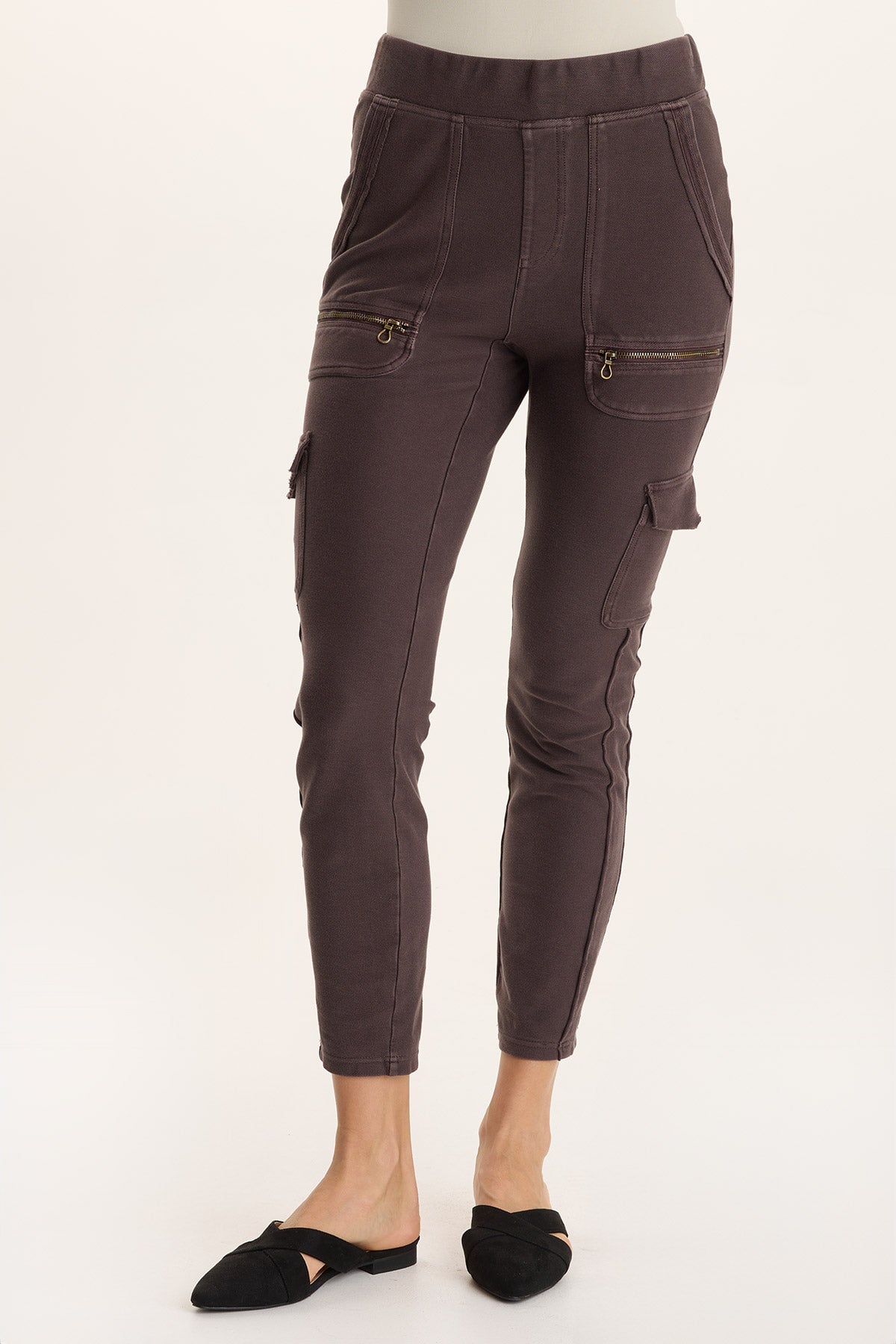 XCVI Keelie Twill Knit Elevated Pocket Legging