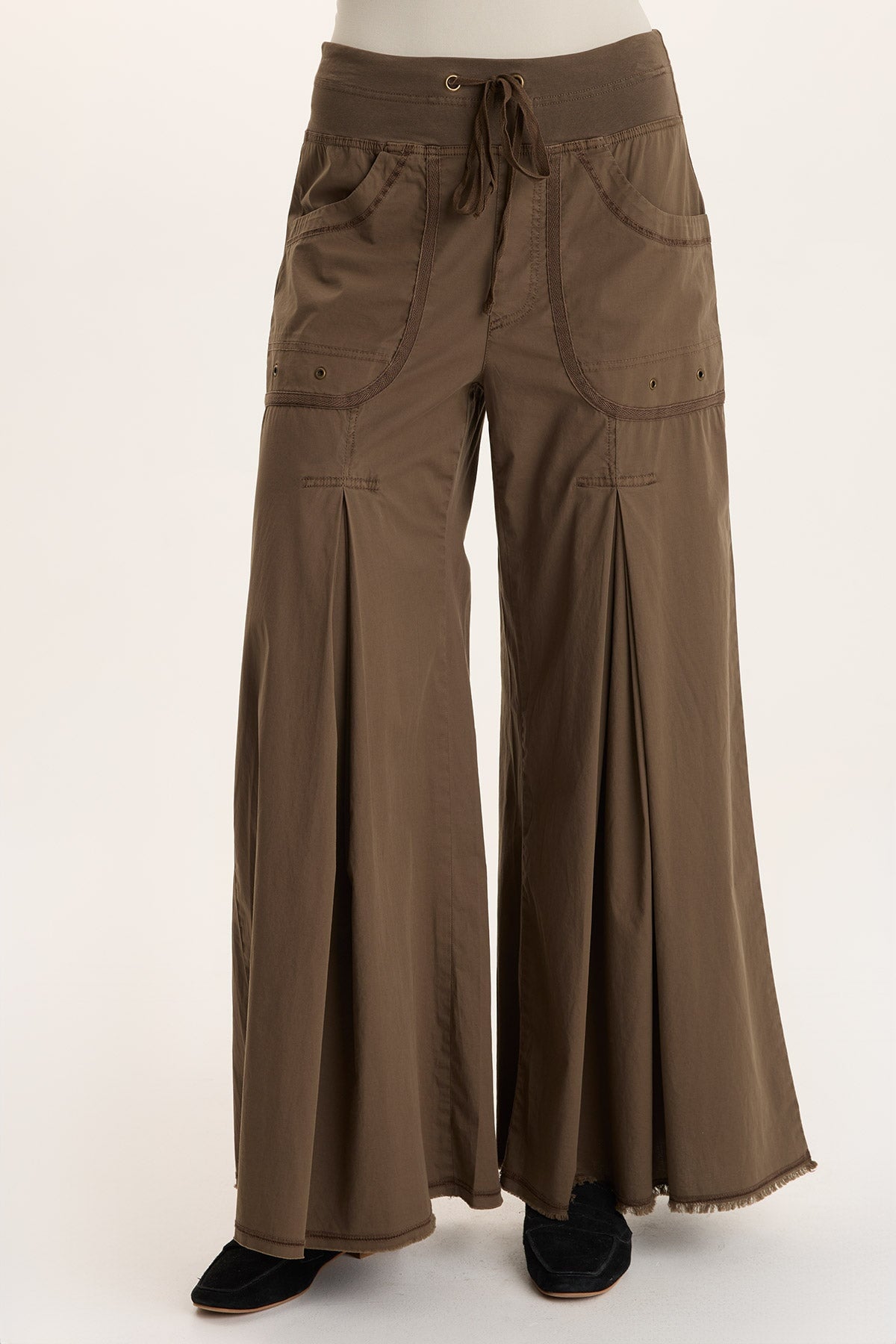 XCVI Nevins Soft Volume Wide Leg Drawstring Pant 