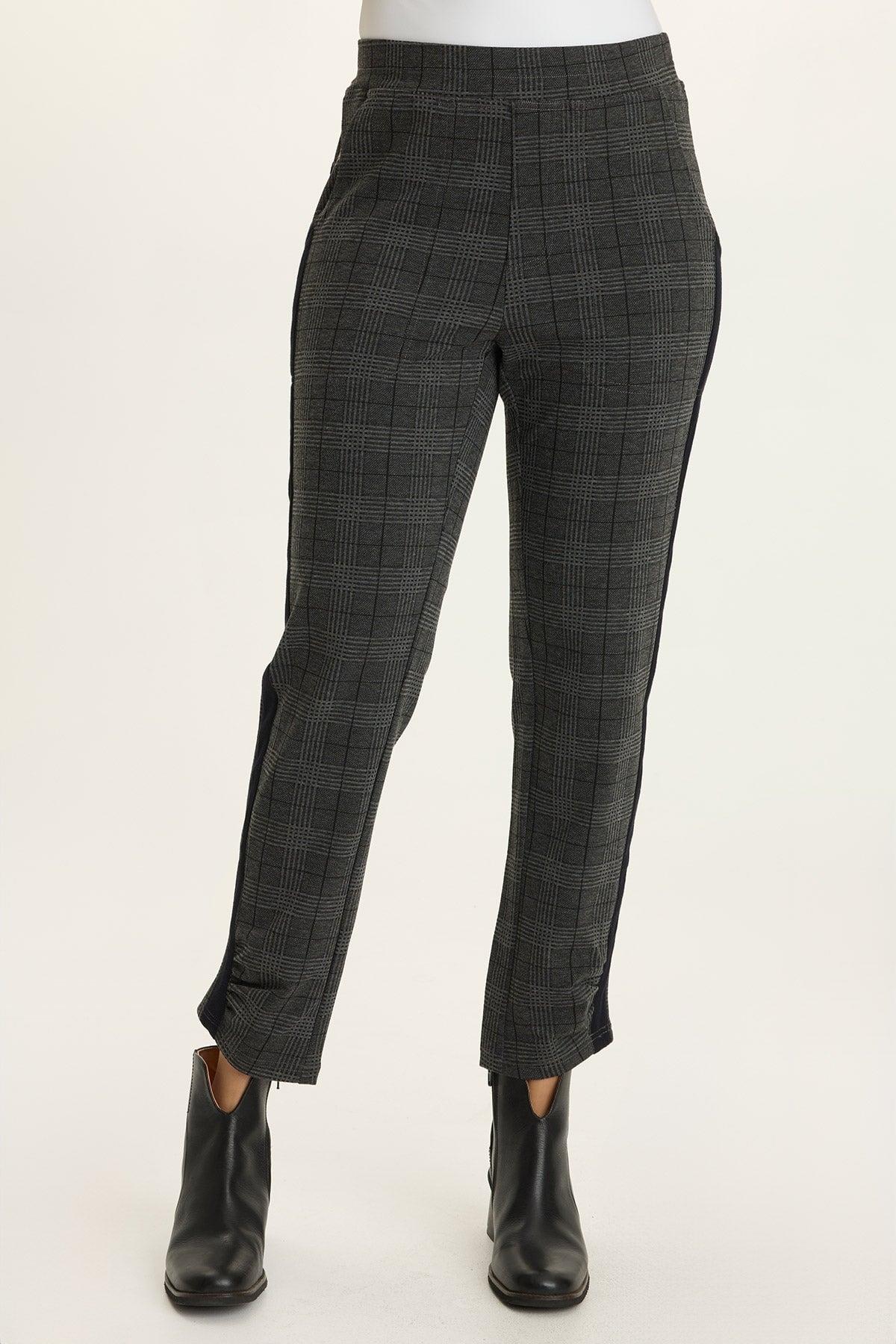 Wearables Nestor Plaid + Stripe Ponte Pant