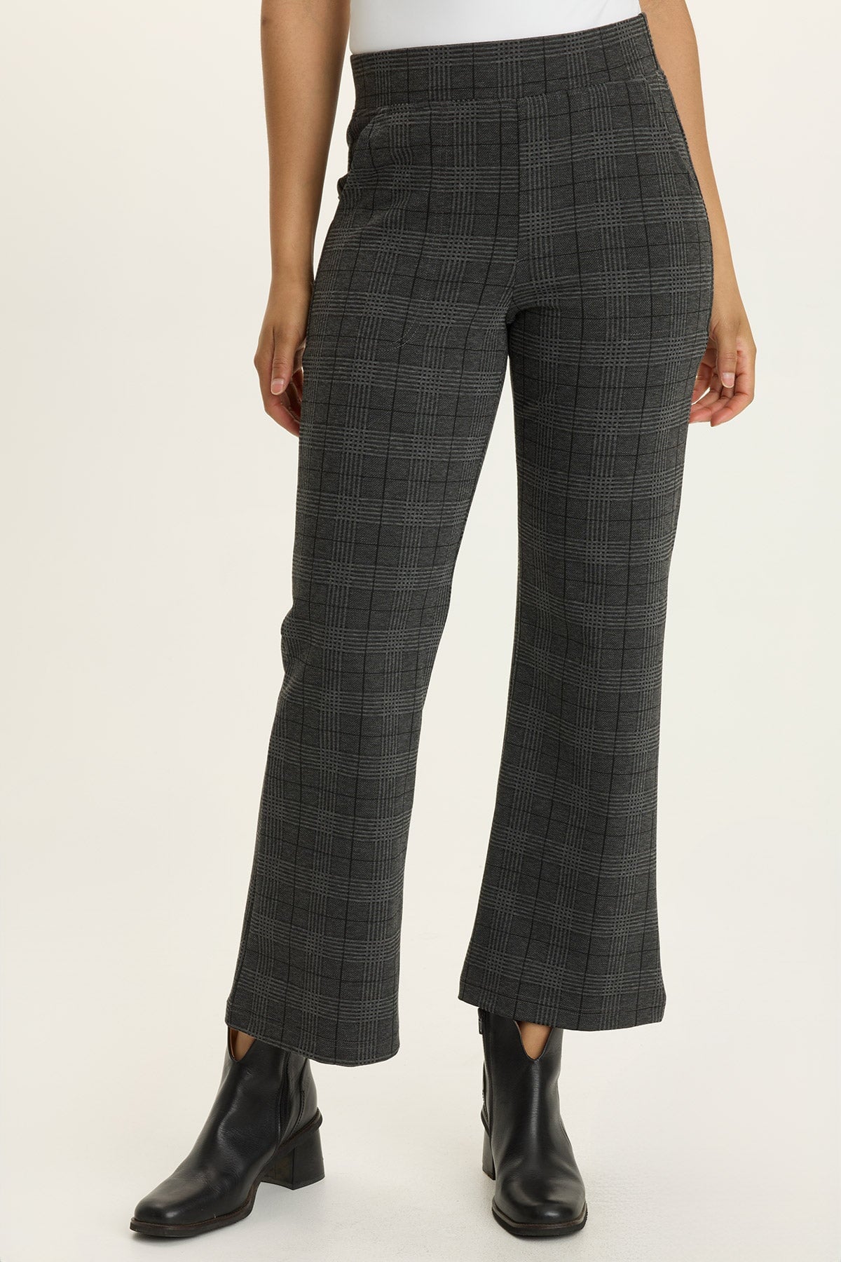 Wearables Limus Plaid Pull-On Flare Pant 