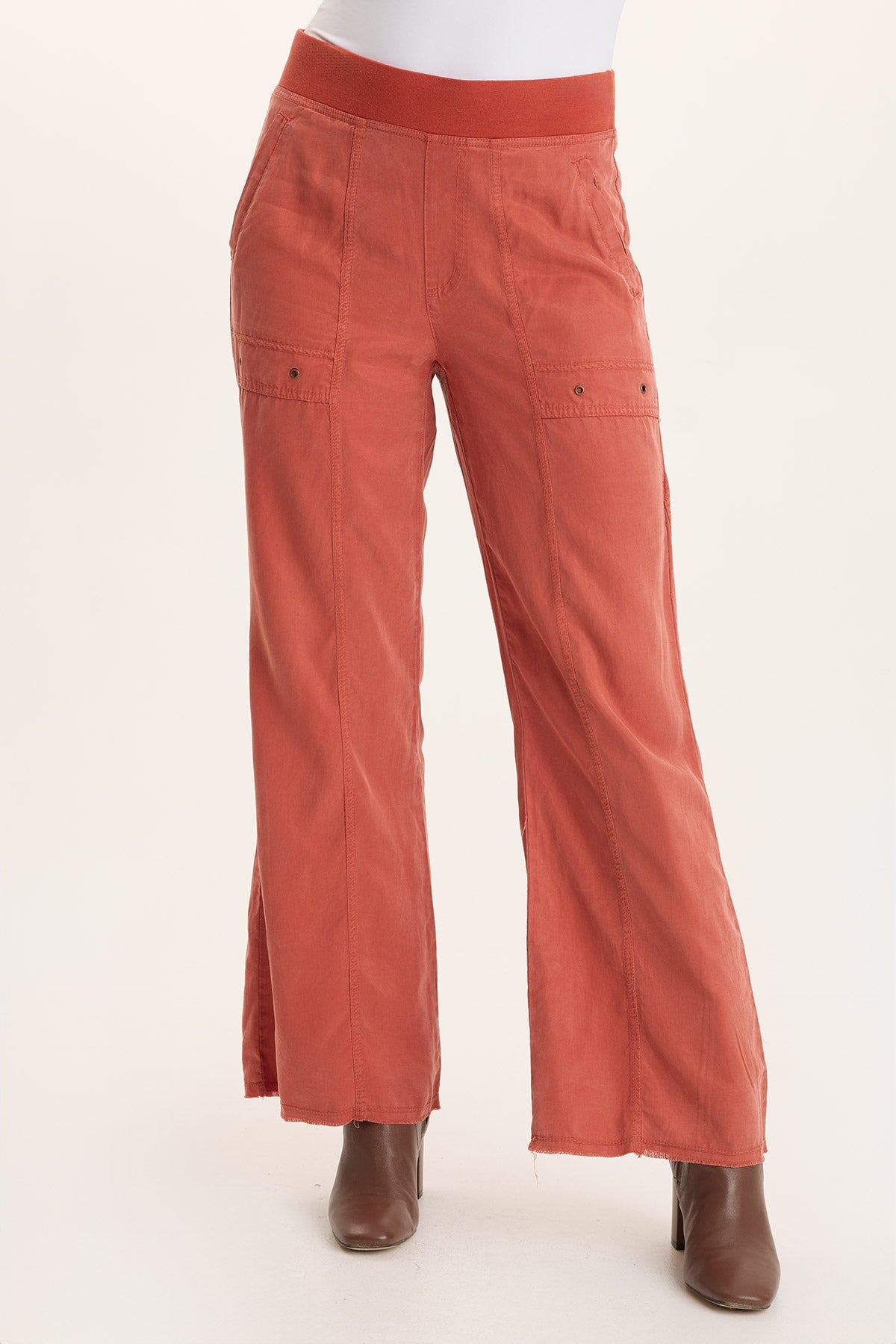 XCVI Schyler Soft Twill Wide-Leg Trouser 